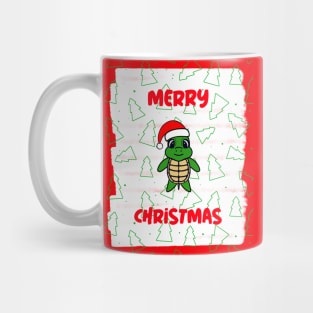 Merry Christmas Funny Turtle Mug